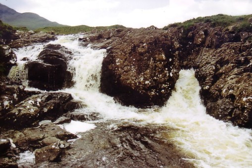 River Sligachan Raging Falls by road
